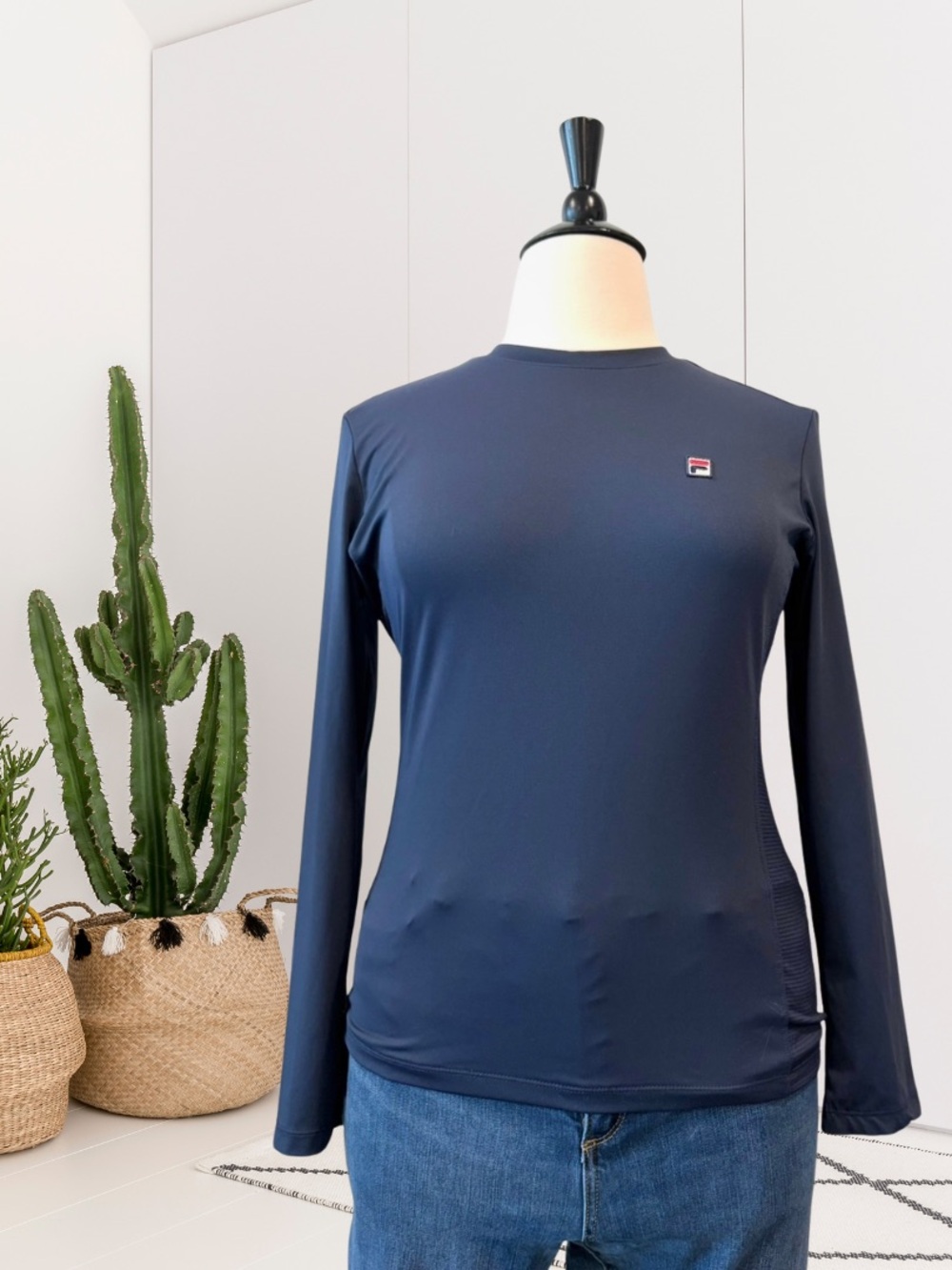 FILA Long Sleeve Stretch Performance Top